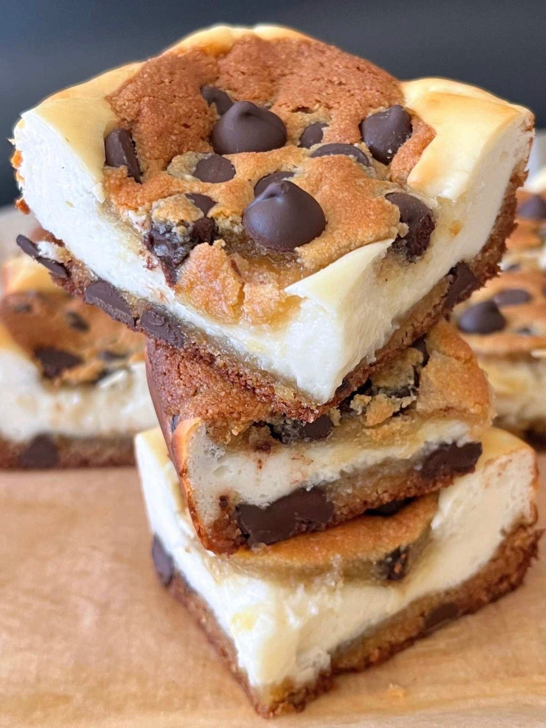 🍪 Кето чийзкейк барчета с шоколадов чипс