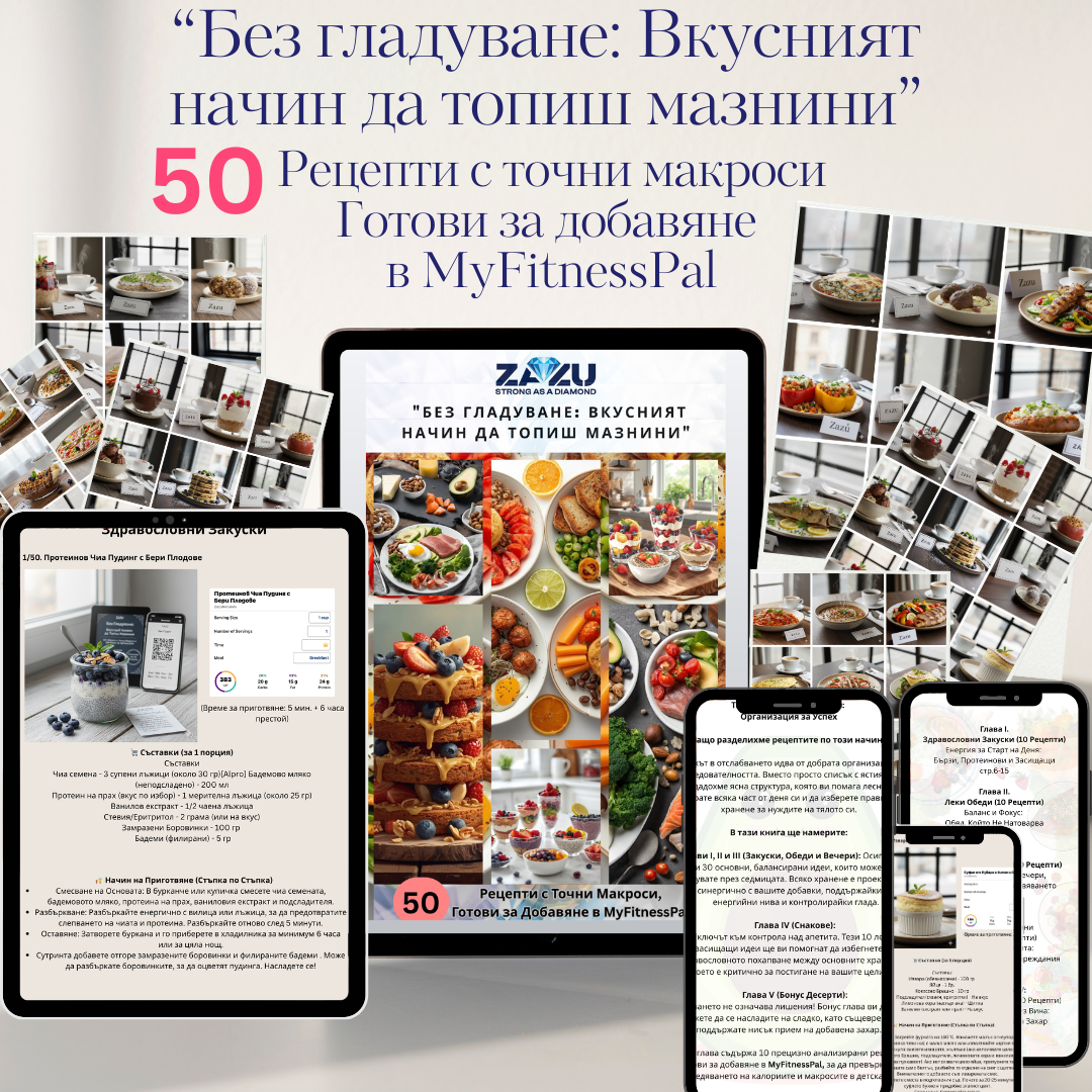 Дигитална книга "Без гладуване: Вкусният начин да топиш мазнини"