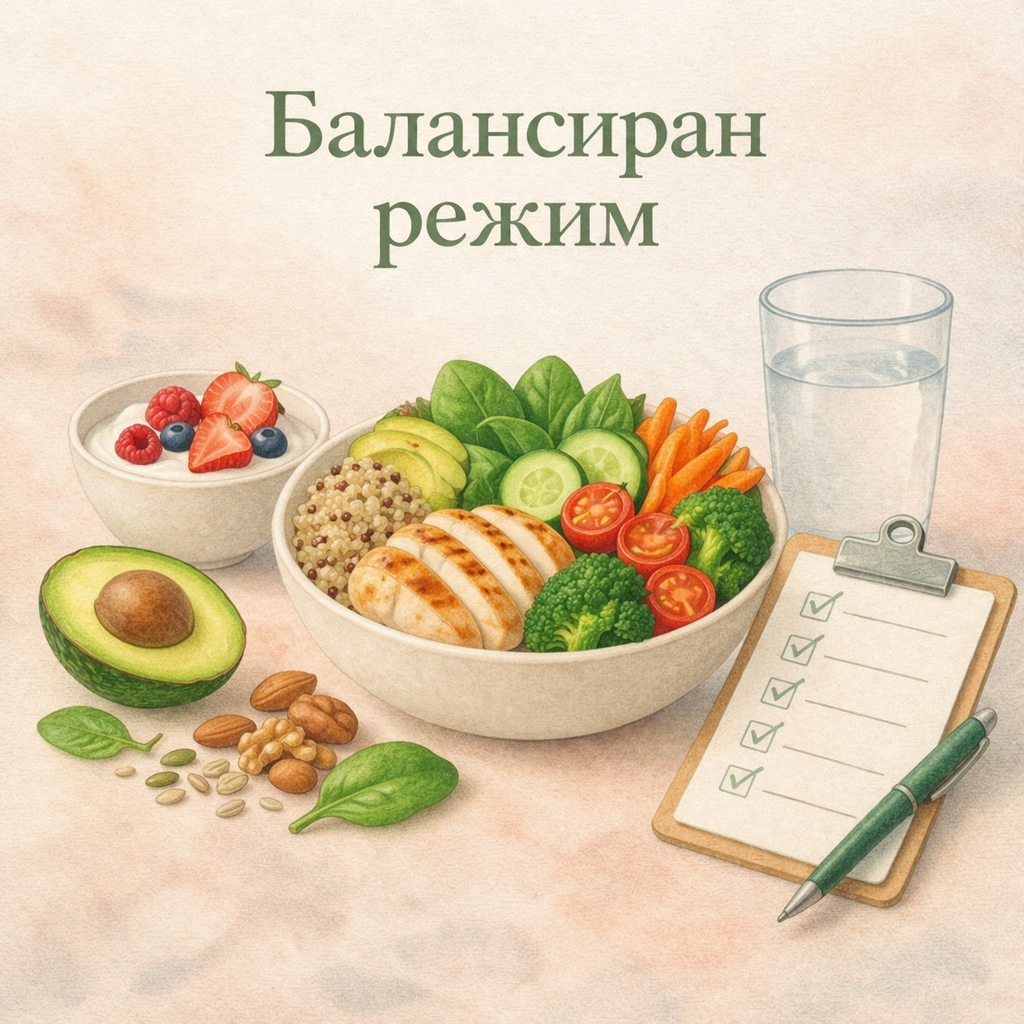 Балансиран режим – 30 дни изгаряне на мазнини